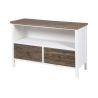 Mueble de TV estilo shabby chic de madera con 2 cajones Terosk Oferta