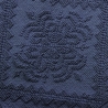 Alfombra de baño azul 60x150 cm antideslizante de algodón elegante Lukas Venta