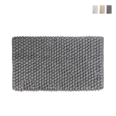 Alfombra de baño 50x80 cm moderna efecto palomitas Vanta Promoción