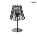 Lámpara de mesa con efecto ratán Sayura Promoción