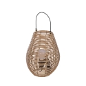 Lámpara colgante ánfora efecto ratán h34cm Lumezi Descueto