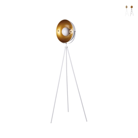 Lámpara de pie trípode de metal orientable Industry Promoción