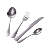 Juego de 16/24 cubiertos en acero inoxidable plateado brillante Inglese Oferta