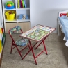 Mesa y silla plegables para niños, ahorran espacio Baska Venta
