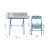 Mesa y silla plegables para niños, ahorran espacio Baska 
