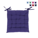 Juego de 5 cojines para sillas de cocina 40x40 cm con lazos Lomake Stock