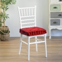 Juego de 4 cojines para sillas de cocina 40x40x8 cm y suelo Norka Oferta