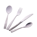 Juego de 24 cubiertos de acero inoxidable 18/0 plata satinada Alyson Venta