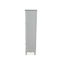 Aparador con vitrina estilo shabby chic 2 puertas de vidrio 5 cajones Valencia Rebajas