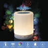 Lámpara de mesa con luz LED regulable y altavoz inalámbrico Light Music Descueto