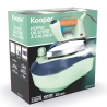 Plancha de vapor con caldera 850ml suela de acero Hekka Medidas