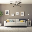 Ventilador de techo con luz y control remoto silencioso Windy Venta