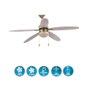 Ventilador de techo con luz, 5 aspas, función inversa Windy Catálogo
