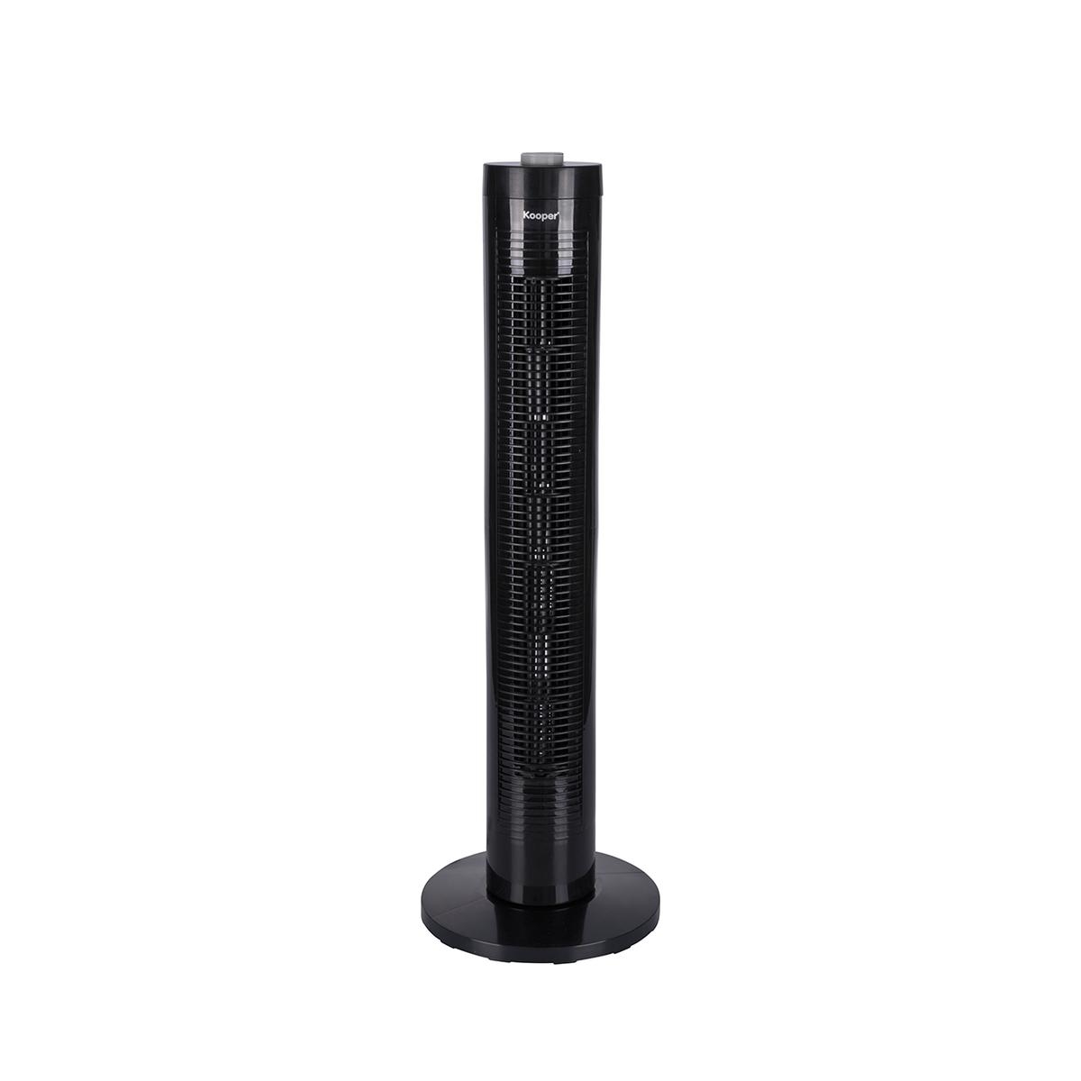 Ventilador de torre con 3 velocidades, oscilación y temporizador 45W Zirka Promoción