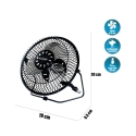 Ventilador de mesa USB con inclinación ajustable 4,5 W Fresh Stock