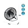 Ventilador de mesa USB con inclinación ajustable 4,5 W Fresh Stock