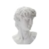 Escultura decorativa cabeza de hombre en resina 44x35,5x60 cm David Descueto