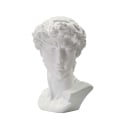 Escultura decorativa cabeza de hombre en resina 44x35,5x60 cm David Catálogo