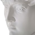 Escultura decorativa cabeza de hombre en resina 44x35,5x60 cm David Stock