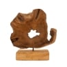 Escultura de madera de teca hecha a mano estilo étnico Bintang Catálogo