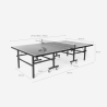 Mesa de ping pong profesional interior exterior plegable completa Ace 274 x 152,5 cm 
