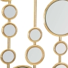 Panel decorativo diseño geométrico con espejos dorados Gloss Oferta