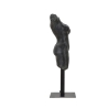 Figura decorativa busto mujer de resina negra Afrodite Oferta