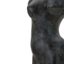 Figura decorativa busto mujer de resina negra Afrodite Catálogo