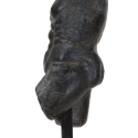 Figura decorativa busto de hombre en resina negra Ercole Rebajas