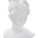 Figura escultura busto clásica de mujer en resina blanca Era Rebajas