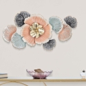 Panel decorativo 3D de pared con flores y hojas 93x7,5x53cm Softy Venta