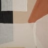 Cuadro abstracto pintado en lienzo estilo boho chic 100x80 cm Seyla Oferta
