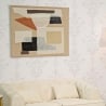 Cuadro abstracto pintado en lienzo estilo boho chic 100x80 cm Seyla Venta