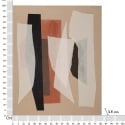 Cuadro abstracto pintado en lienzo geométrico boho chic 100x80 cm Naruk Catálogo