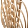 Panel decorativo de pared efecto bambú abanico 160x80 cm Panama Oferta
