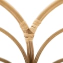 Panel decorativo de pared efecto bambú abanico 160x80 cm Panama Descueto