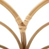 Panel decorativo de pared efecto bambú abanico 160x80 cm Panama Descueto