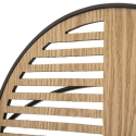 Panel decorativo de pared madera metal boho chic 134x69cm Woody Oferta