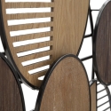 Panel decorativo de pared madera metal boho chic 134x69cm Woody Rebajas