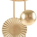 Panel decorativo de pared 3D en metal dorado 80x49,5 cm Goldy Venta