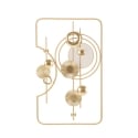 Panel decorativo de pared 3D en metal dorado 80x49,5 cm Goldy Promoción