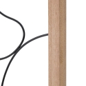 Panel decorativo 3D moderno de madera y metal para pared Astroy Descueto