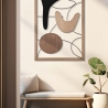Panel decorativo 3D moderno de madera y metal para pared Astroy Venta