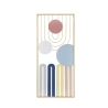 Panel decorativo de pared 3D moderno en metal de colores Avira Promoción