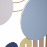 Panel decorativo de pared 3D moderno en metal de colores Avira Rebajas