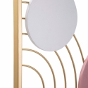 Panel decorativo 3D de pared en metal multicolor abstracto Darnok Oferta