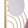 Panel decorativo 3D de pared en metal multicolor abstracto Darnok Oferta