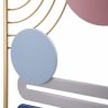 Panel decorativo 3D de pared en metal multicolor abstracto Darnok Rebajas