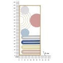 Panel decorativo 3D de pared en metal multicolor abstracto Darnok Catálogo