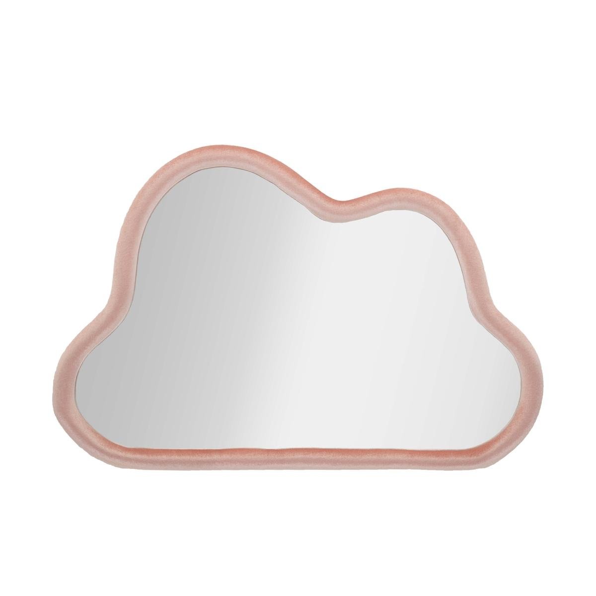 Espejo de pared en forma de nube con marco de terciopelo 90x60cm Cloud Promoción Espejo de pared en forma de nube con marco de terciopelo 90x60cm Cloud Promoción